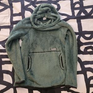 Melanzana High Loft Hoodie - Green - Womens Large